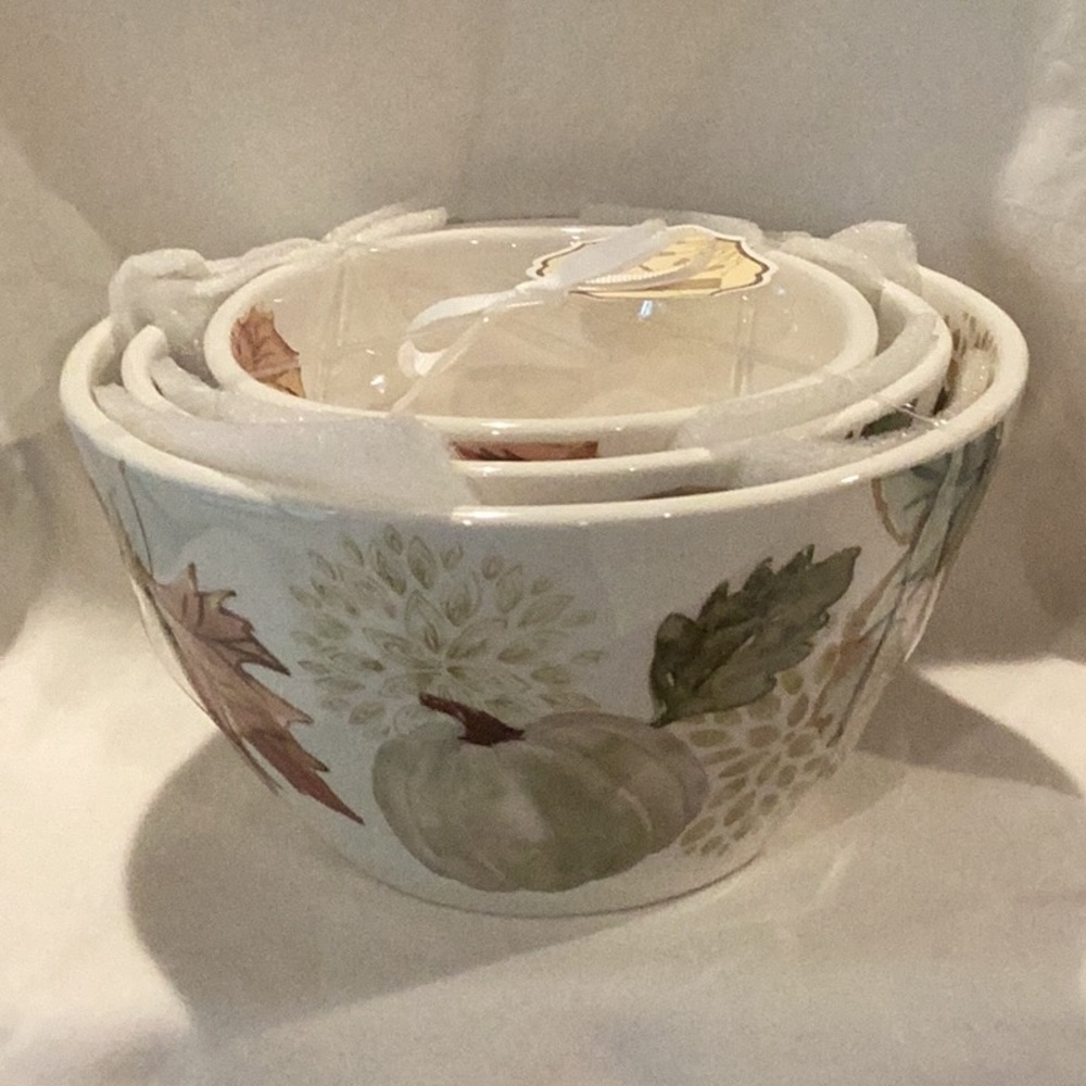 Fall Nesting Bowls - set of 3 bowls